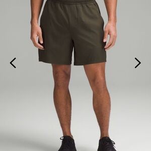 Lululemon Pace Breaker Shorts 7” Linerless Olive Green XL NWT